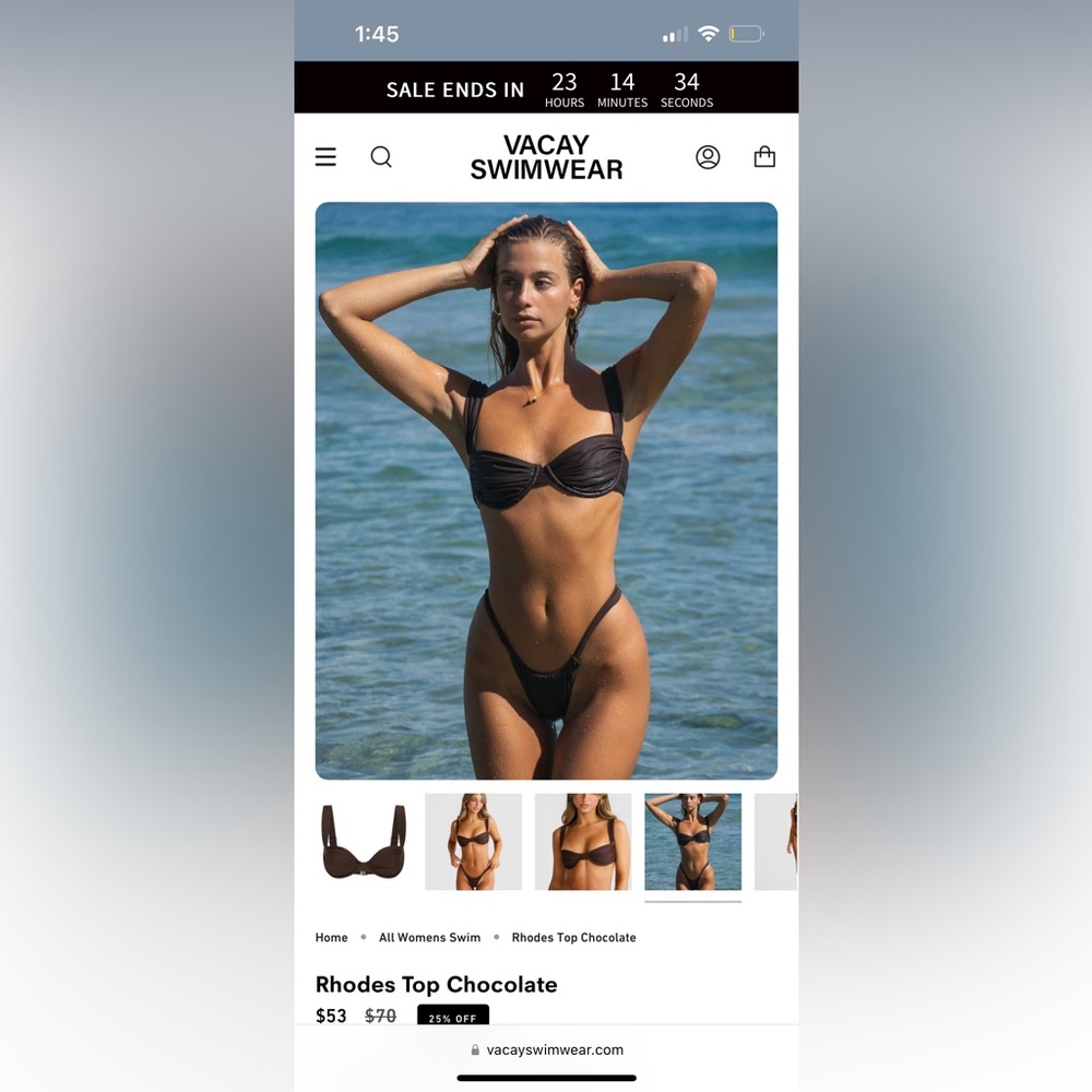 Vacay Swimwear Rhodes Bikini Set